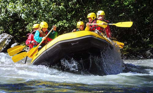 Rafting on the Isere river with Arc Aventures