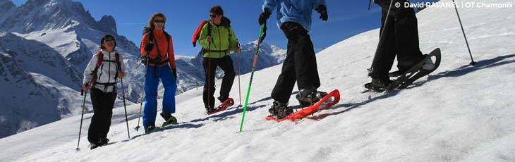 Snowshoeing in the French Alps