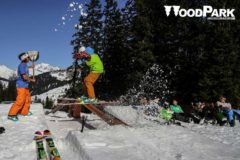 Woodpark snowpark in Arèches-Beaufort