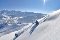 Off-piste skiing in Megève