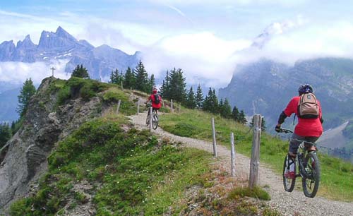 mountain bike holidays alps