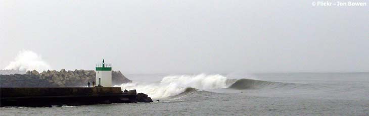 Perfect left at the North of Anglet