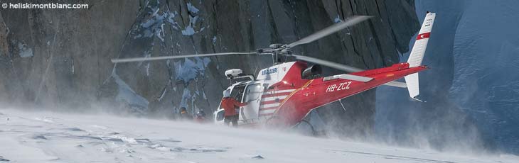 Heli-Skiing in the Swiss Alps