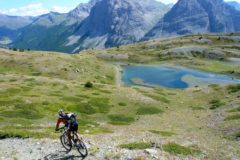 High Alpine mountain biking in the Queyras