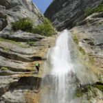 Canyoning in Les Ecouges in the Verscors