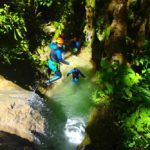Canyoning at Le Léoncel in the Vercors, France