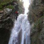 Canyoning at Le Versoud in the Vercors, French Alps
