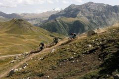 Cross-country mountain biking in Orcières, France
