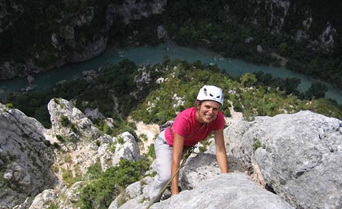 Rock climbing in the south of France with Undiscovered Mountains
