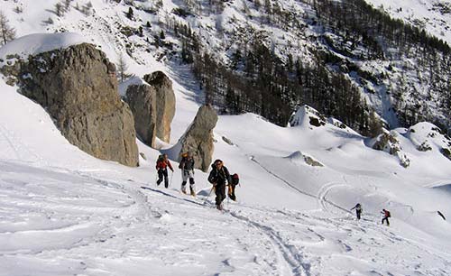 Ski touring in the southern French Alps with Undiscovered Mountains