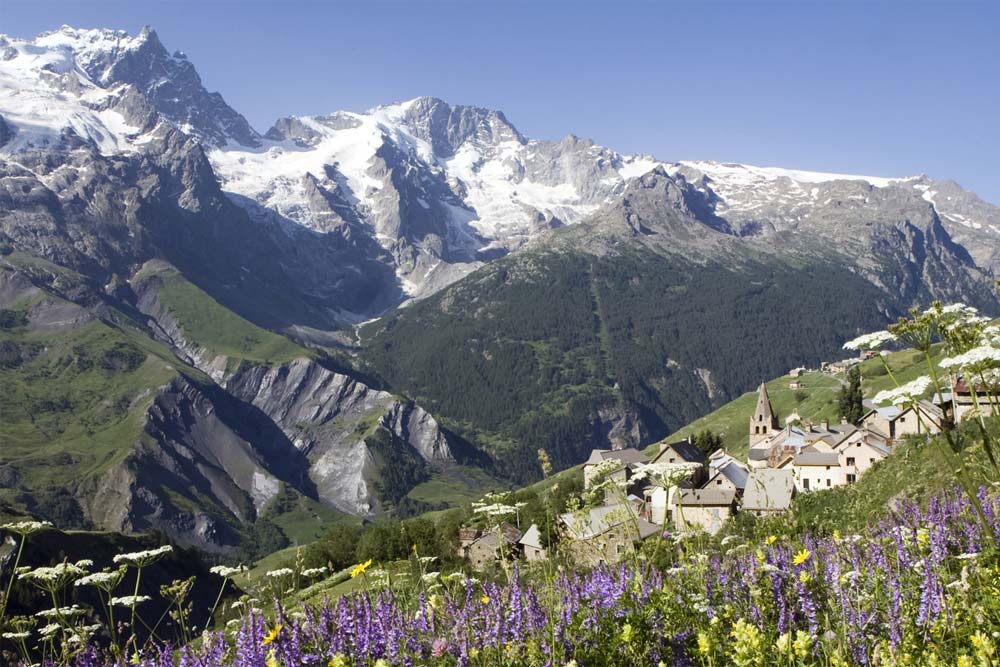View of the Ecrins National Park