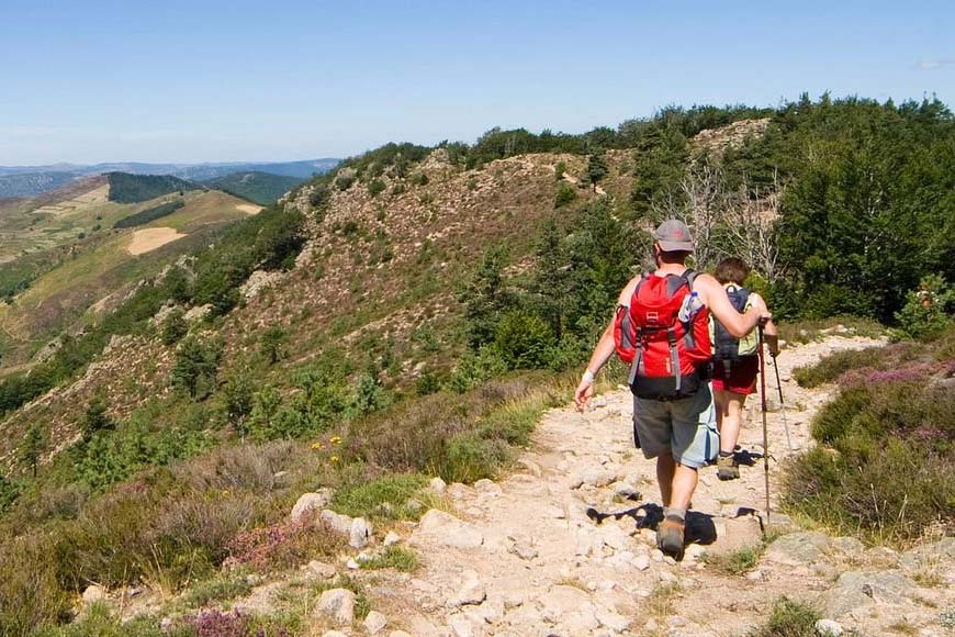 Turystyka piesza w Parku Narodowym Cévennes