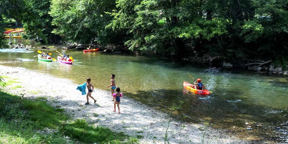 Outdoor activities at Huttopia Millau