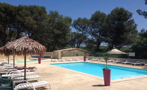 Provence Camping swimming pool in Lambesc