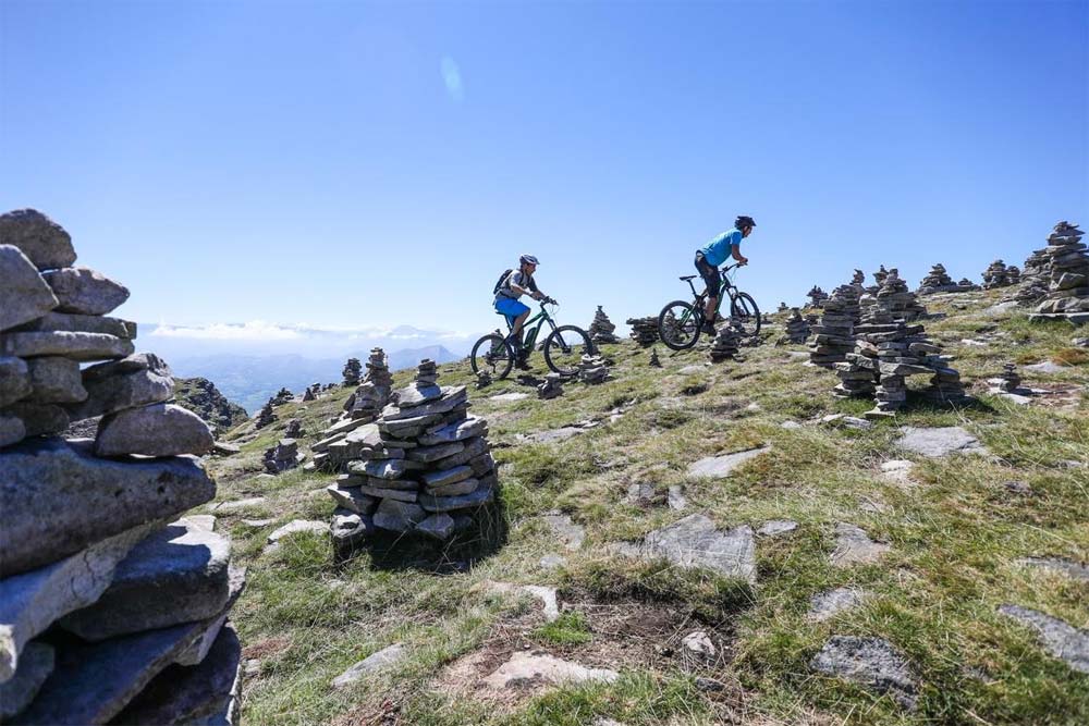 Electric mountain biking in the French Basque Country