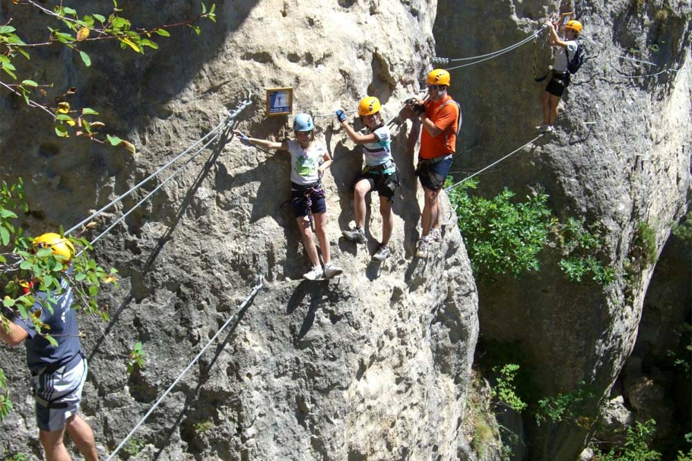 Via Ferrata du Boffi in the Gorges du Tarn