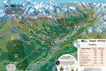 Serre Chevalier MTB Trail Map
