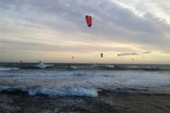 Kitesurfing in Carro in the south of France