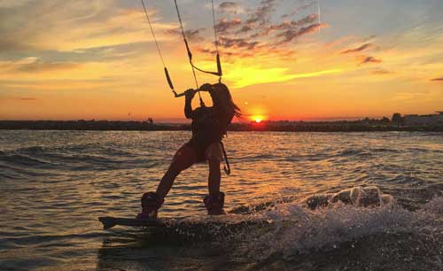 Kitesurfing in France