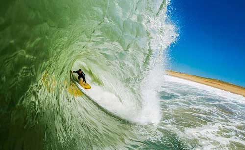 Surfing in France