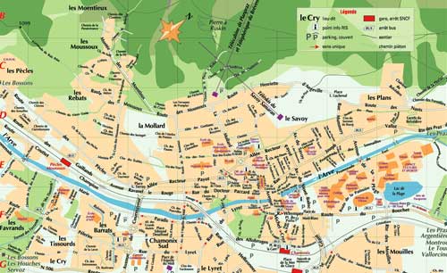 Chamonix Map