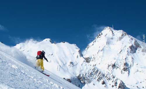 Skiing in the Pyrenees