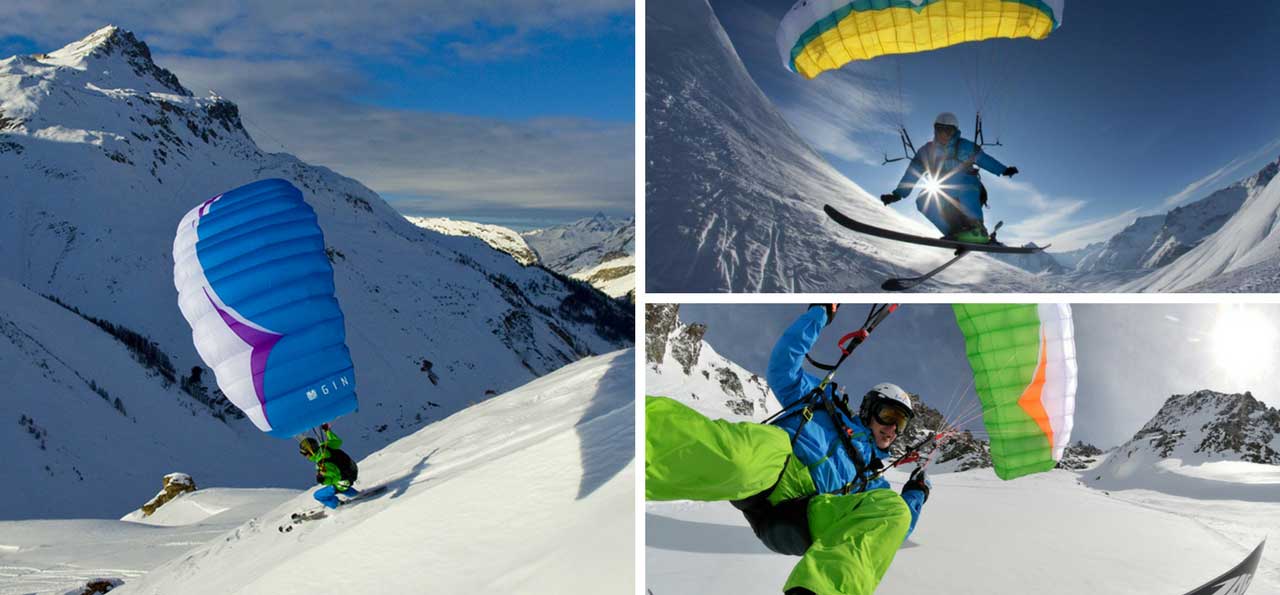 Speedriding in the French Alps