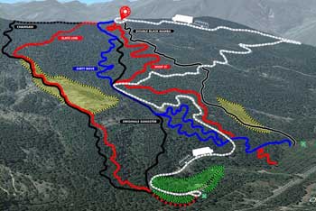 EVO Bike Park Trail Map