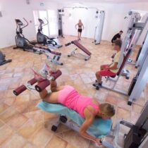 Gym at Camping international in Giens