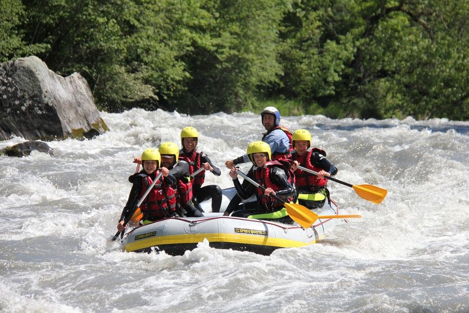 Rafting the Isère river in Bourg-St-Maurice