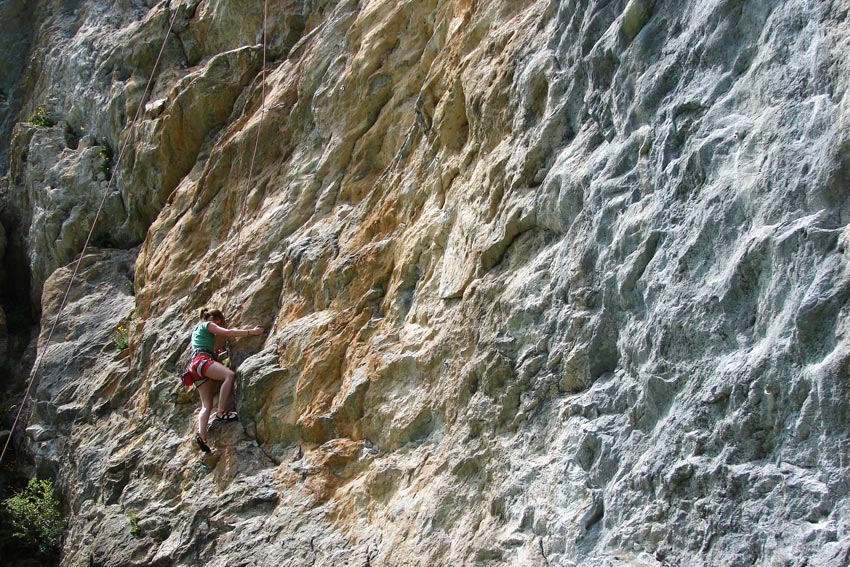 Rock climbing near Bourg-Saint-Maurice