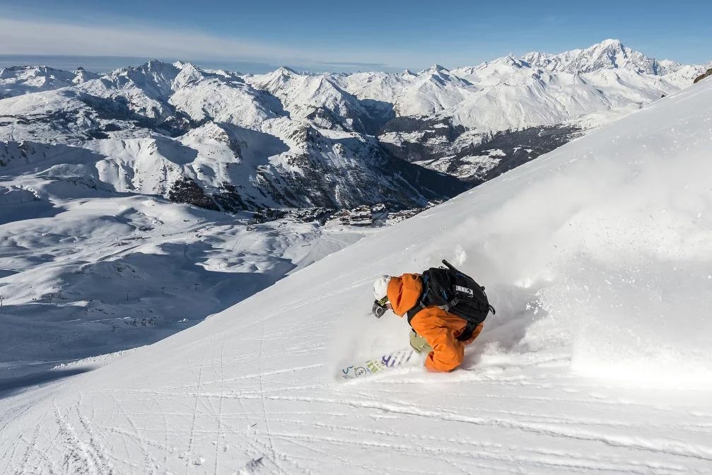 Skiing in Les Arcs near Bourg-St-Maurice