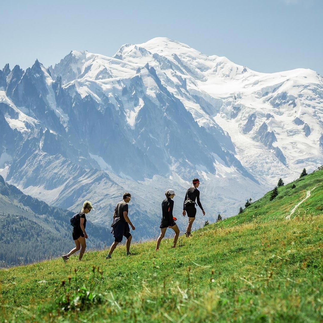 Hiking in the Chamonix valley