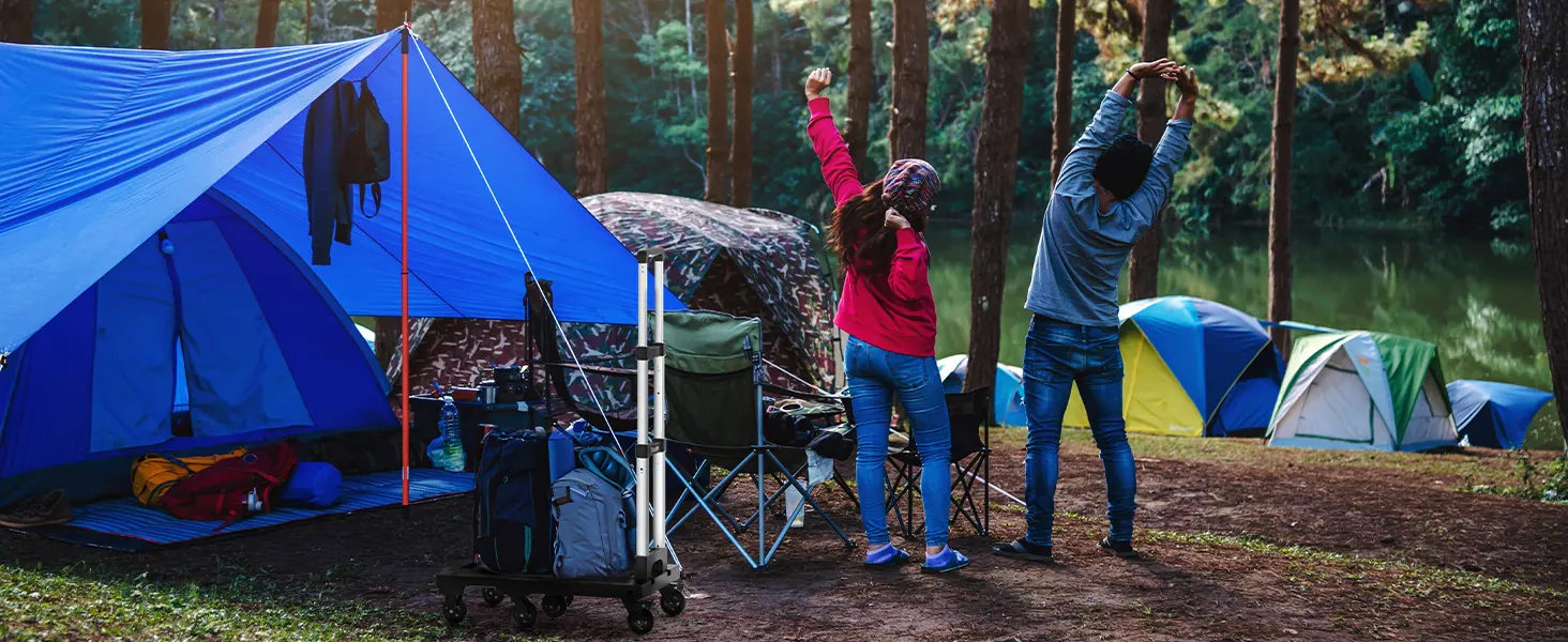 Camping in France with Camping Blankets for Comfort and Warmth