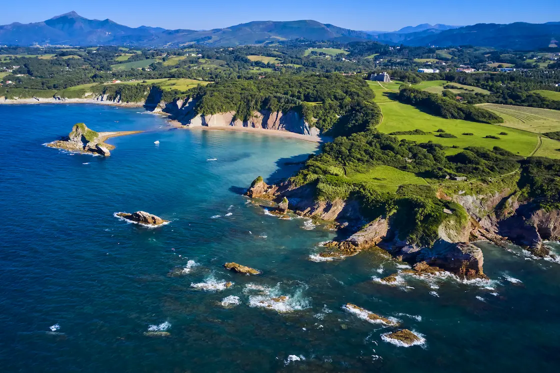 The Atlantic coast section of the GR10 near Hendaye