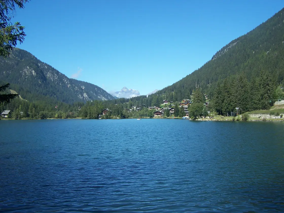 Champex-Lac - a welcome rest stop on the Swiss section