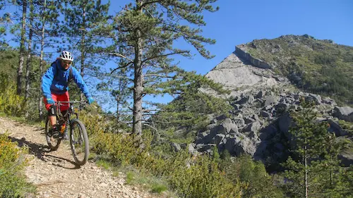 Mountain biking in the Southern Pre-Alps with France Bike Trips