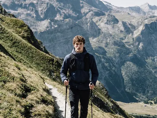 Technical hiking gear for the French Alps