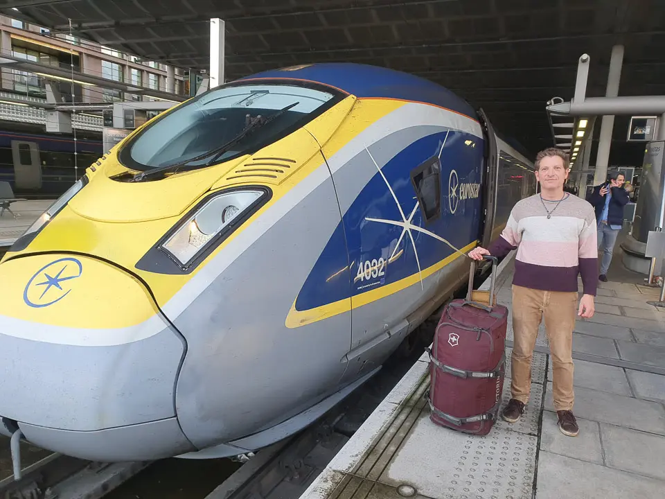 Eurostar Premier class from London to Paris