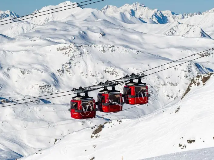 Skiing in Les 3 Vallées — the world's largest connected ski area