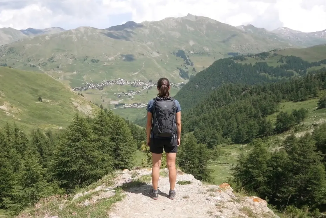 Hiking between Saint-Véran and Col Agnel on the GR58