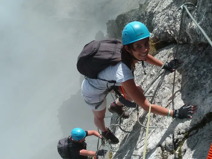 Dent de Burgin Via Ferrata in Méribel