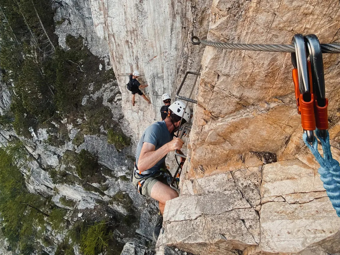 Via Ferrata Roc de la Tovière in Val d'Isère