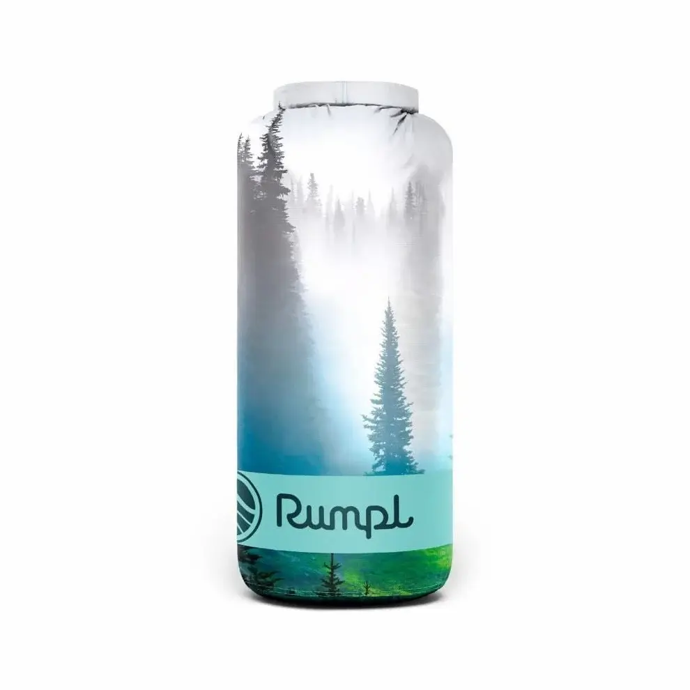 Rumpl Puffy Blanket packed into its stuff sack
