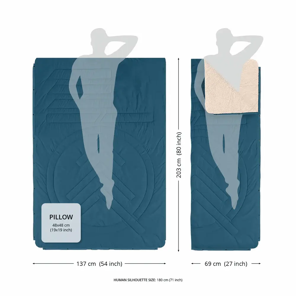VOITED CloudTouch Blanket dimensions