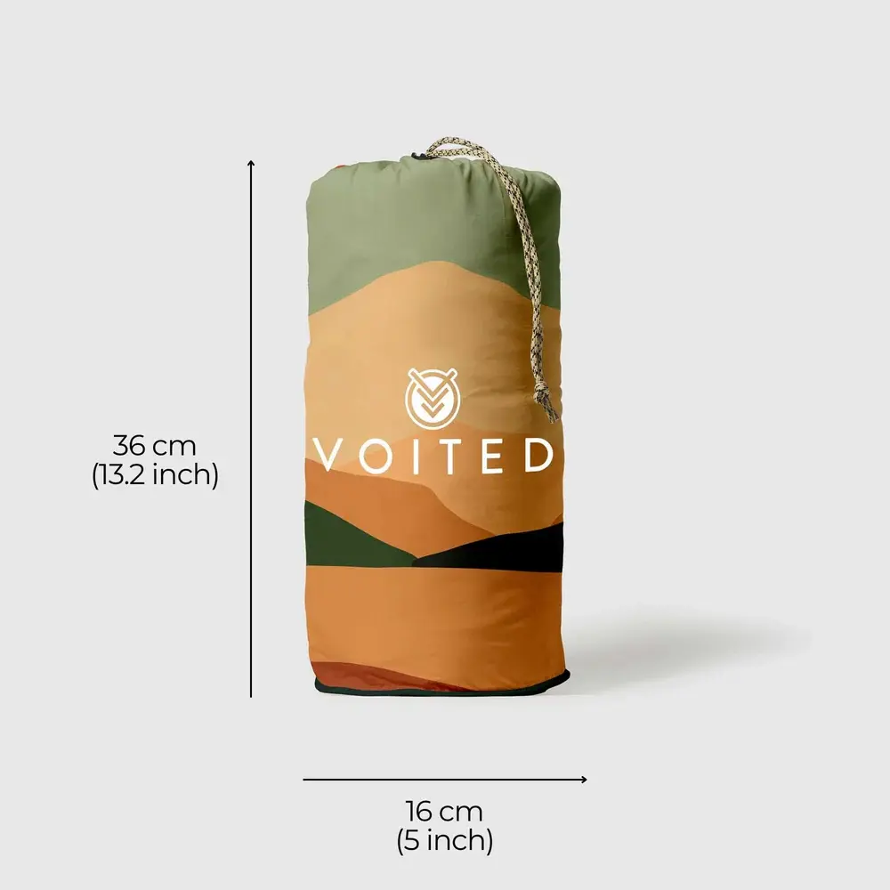 VOITED Ripstop camping blanket - packed