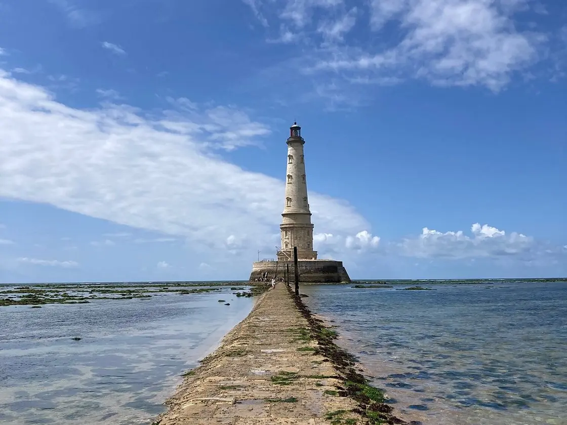 The Cordouan lighthouse standing in the Gironde estuary near Royan