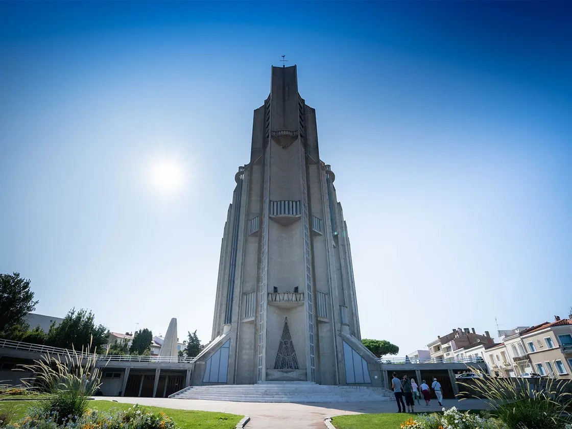 The concrete church of Notre-Dame de Royan, icon of 1950s architecture