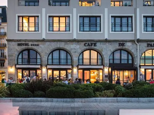 Where to stay in Biarritz Belle époque seafront hotel accommodation in Biarritz, France