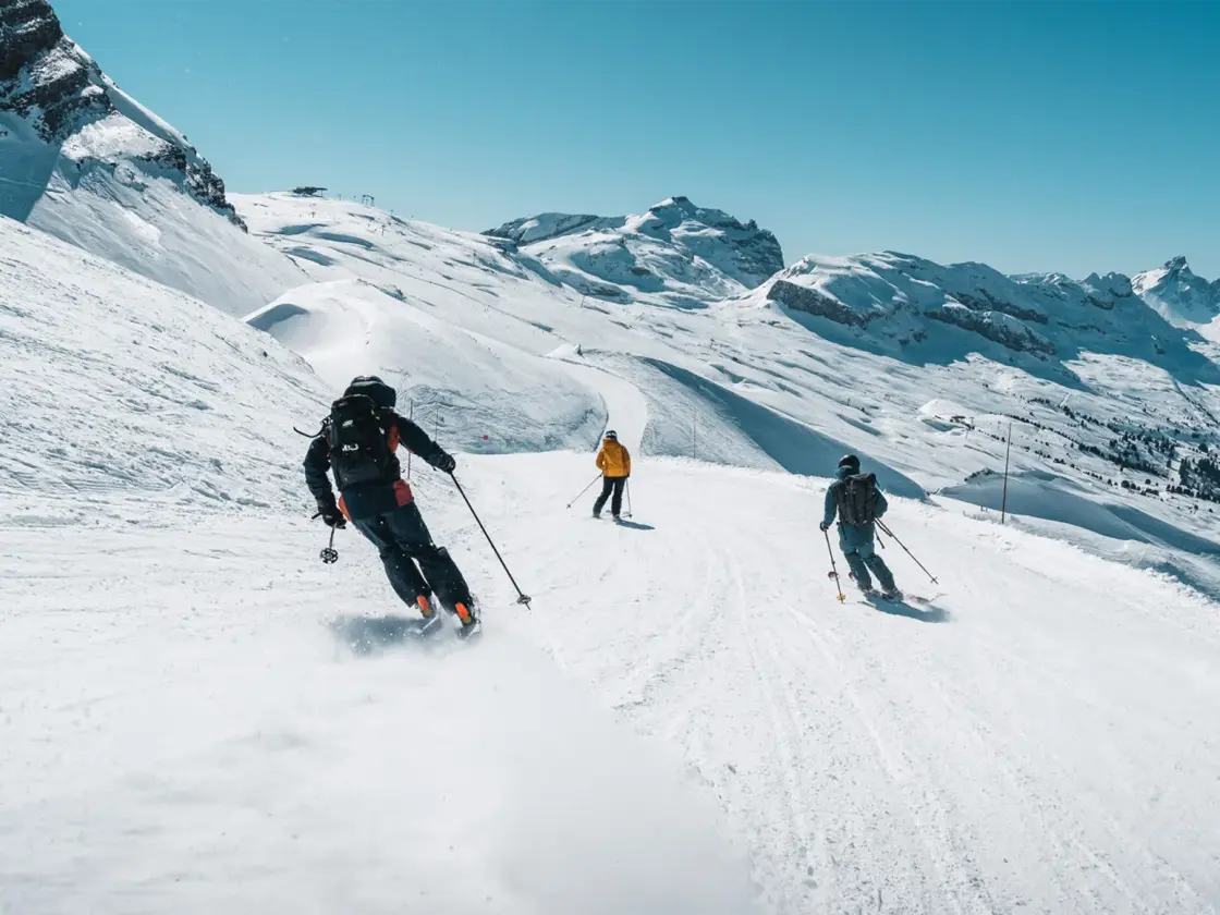 Skiing in Flaine, the snow-sure heart of the Grand Massif